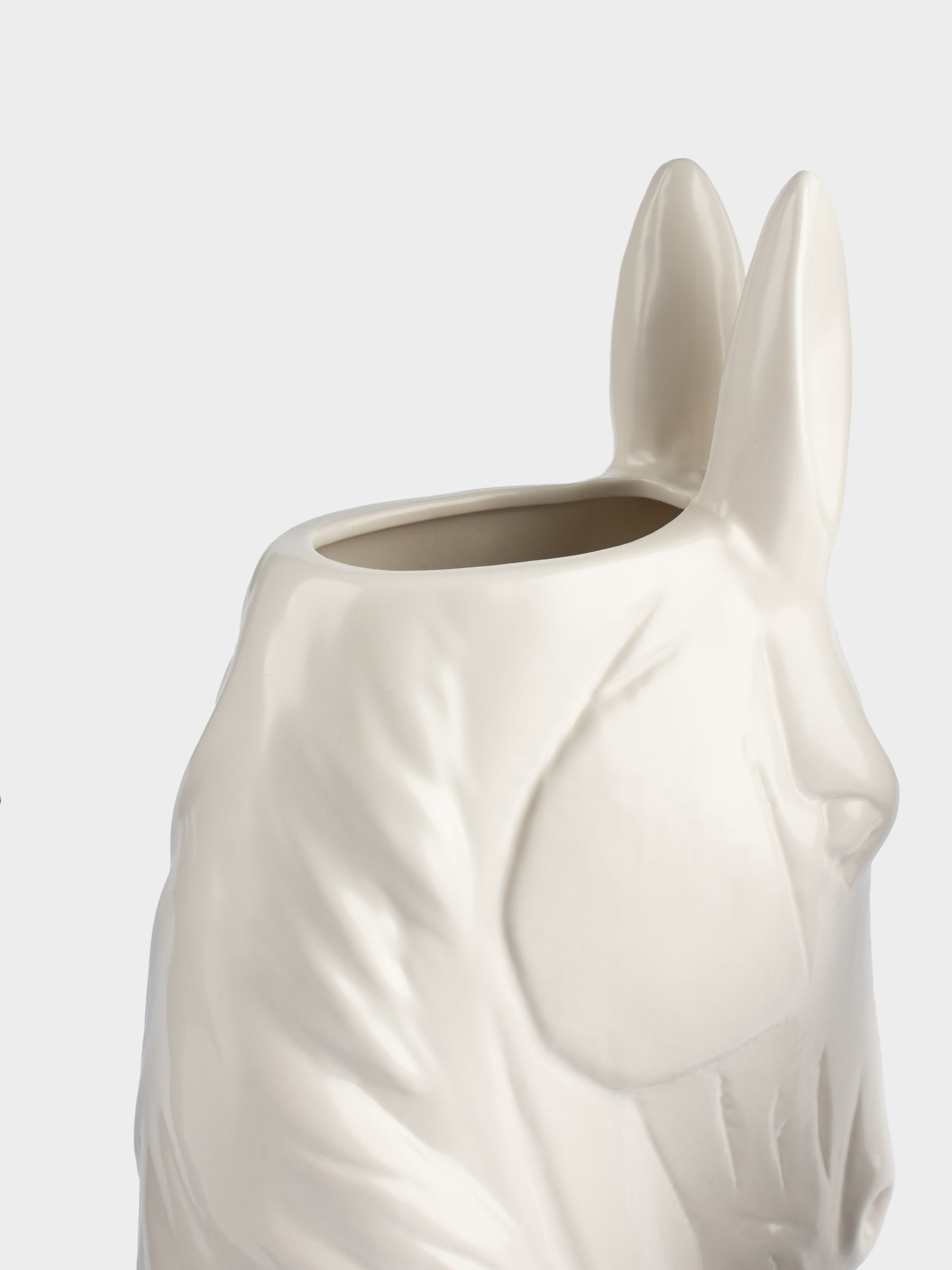 Ваза для цветов, 25 см, декоративная, фарфор P, белая, Конь, Horse white, image-4