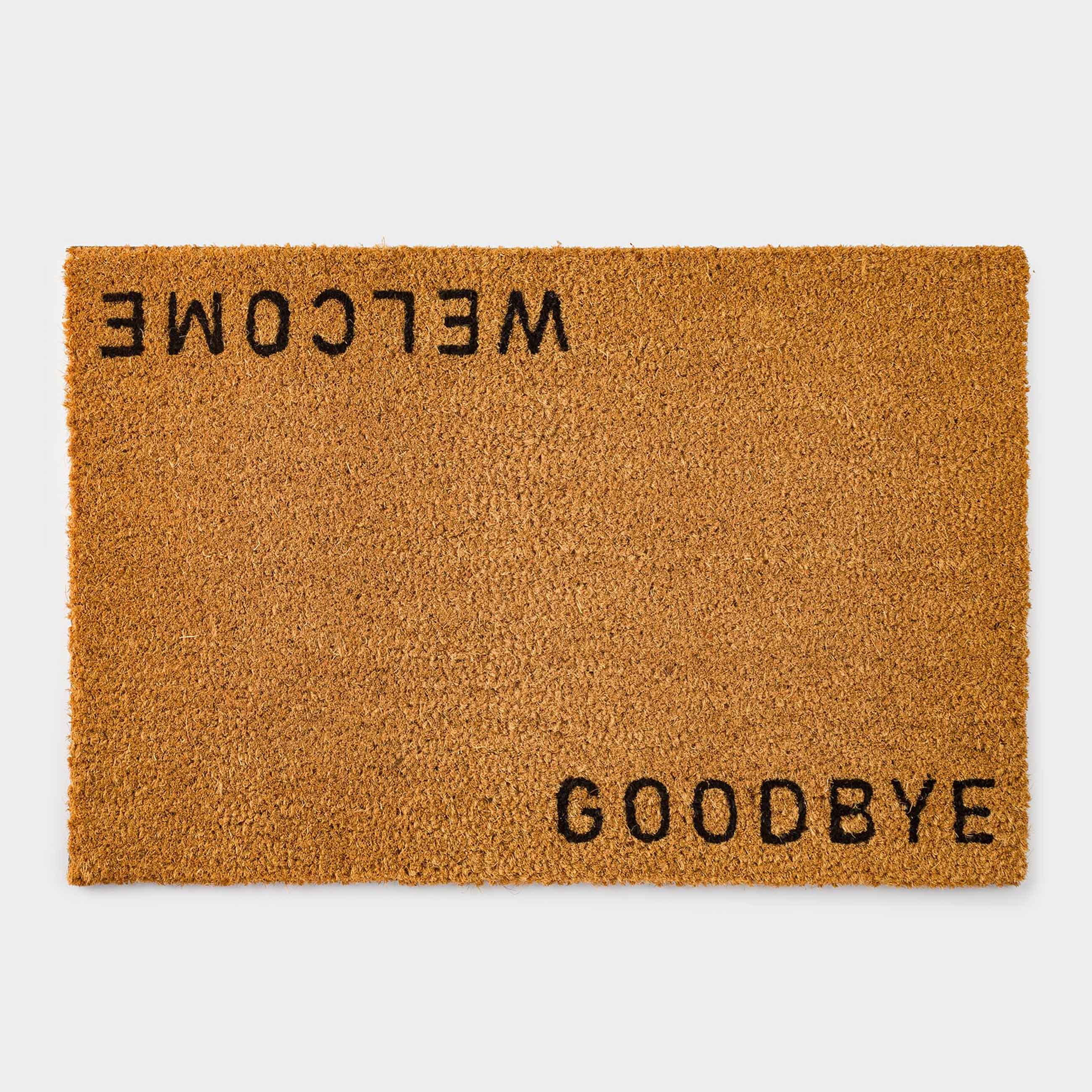 Коврик придверный 40х60 см кокосПВХ коричневый WelcomeGoodbye Home deco 1290₽