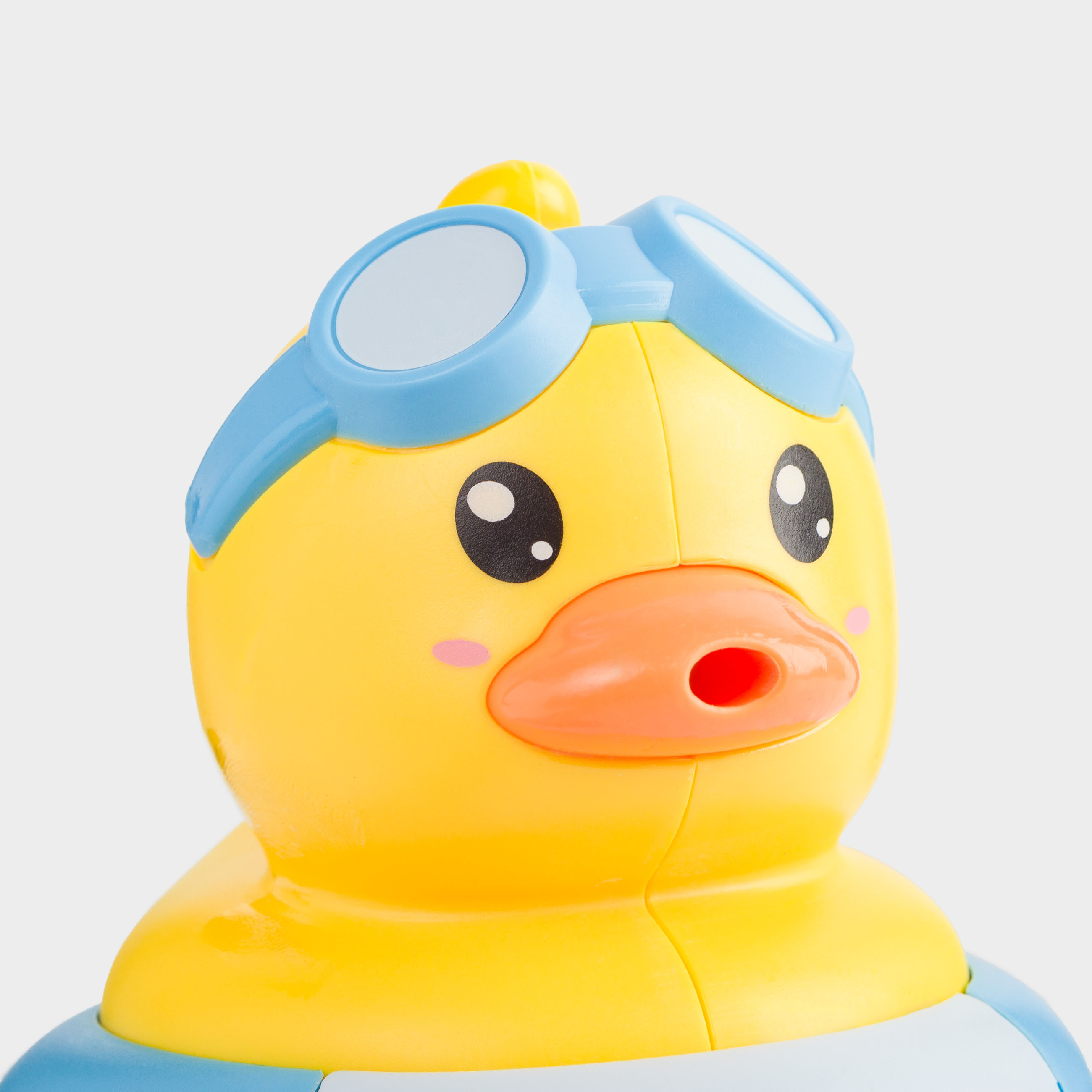 Пистолет водяной, 19 см, пластик, желтый, Утенок в круге, Duck yellow