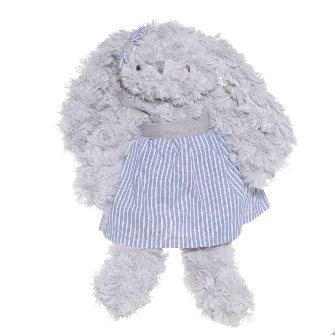 

Игрушка, 30 см, мягкая, полиэстер/синтепон, серая, Зайка в платье, Rabbit