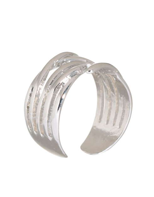 Кольцо, р. S-M, единый размер, металл, серебристое, Jewelry