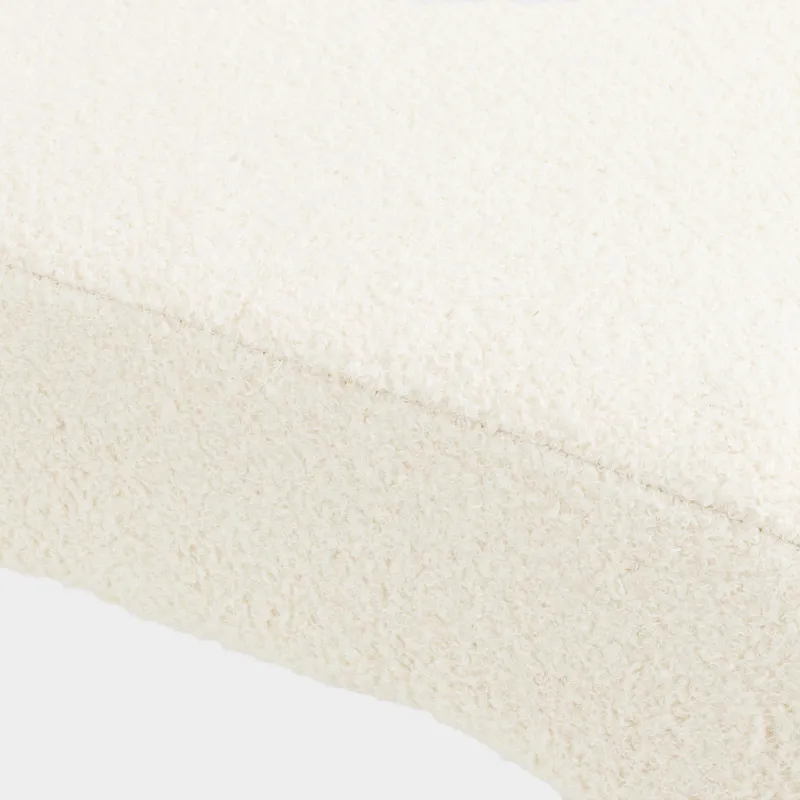 Банкетка, 128х43 см, букле, молочная, Арка, Boucle, image-3