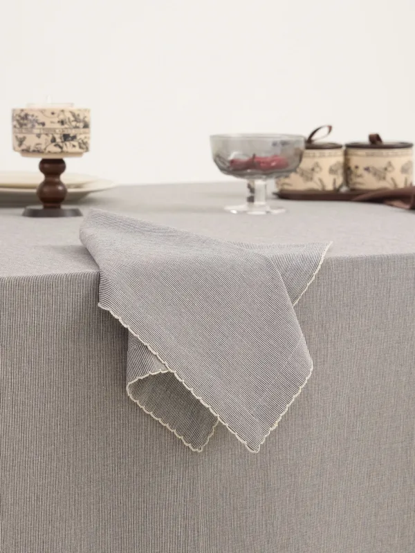 Салфетка под приборы, с кружевом, Scalloped, image-4