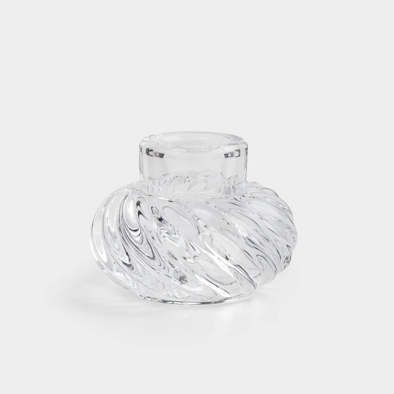 Подсвечник, 6 см, для тонкой свечи, стекло, Lombardy R