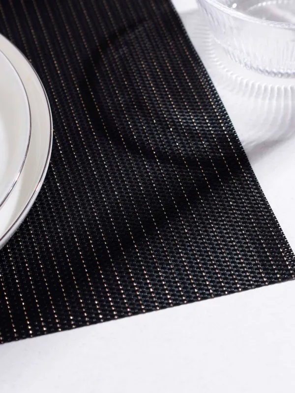 Салфетка под приборы, 30х45 см, Золотистая нить, Solid, image-4