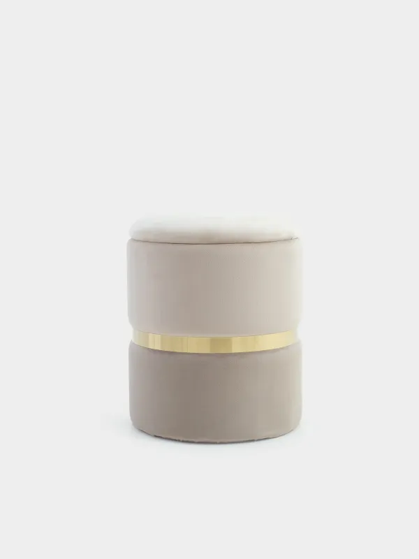 Пуфик, 30х38 см, с ящиком для хранения, Pouf, image-0