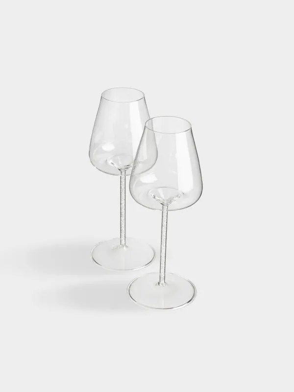 Бокал для красного вина, 2 шт, со стразами, Sorento crystal, image-1