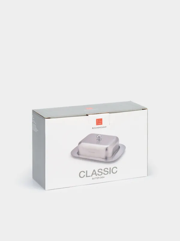 Масленка, 18 см, сталь, прямоугольная, Classic, image-7