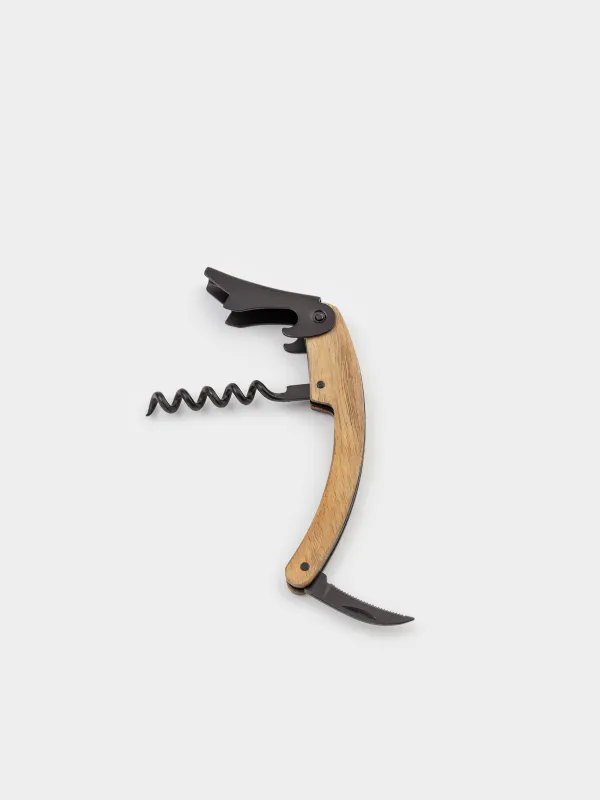 Нож официанта, 11 см, сталь/дерево, черный, Bar, image-3