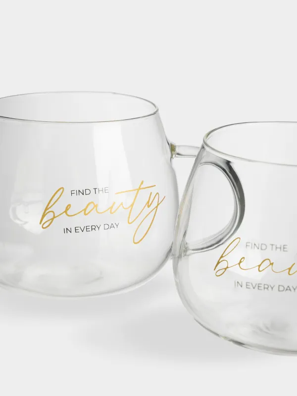 Кружка, 380 мл, 2 шт, Find the beauty, Scroll, image-1