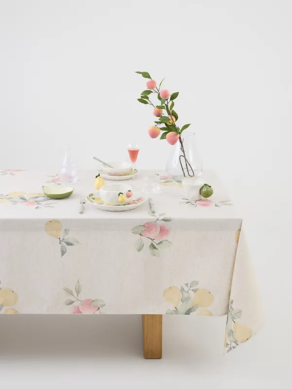 Скатерть, 160х160 см, Груши на ветках, Fruit garden, image-0