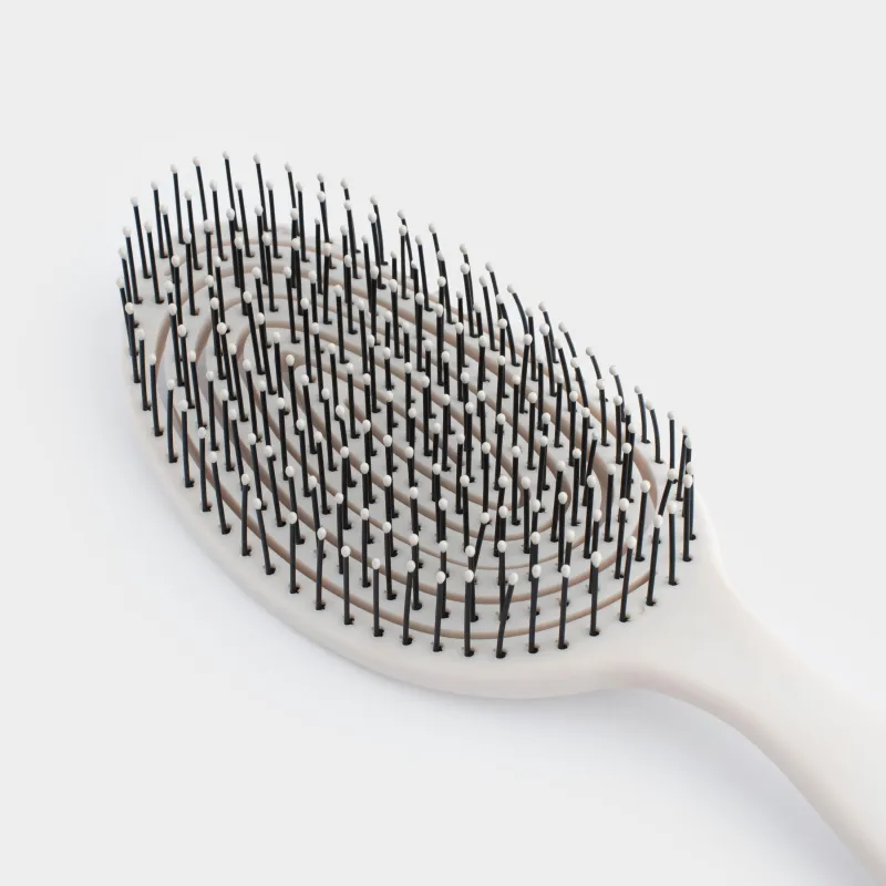 Расческа массажная для волос, 23 см, пластик, бежевая, Zipo, image-5