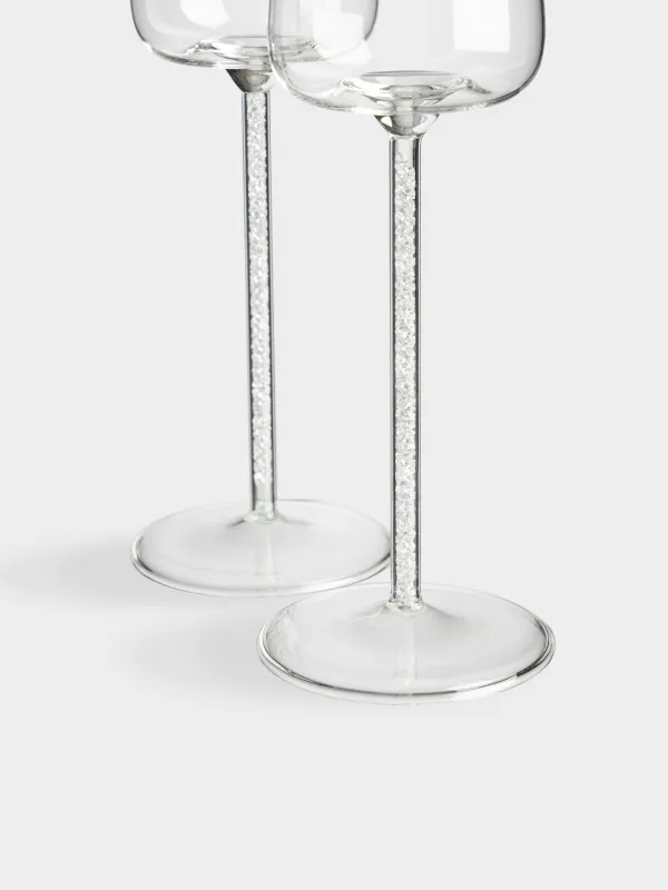 Бокал для шампанского, 2 шт, со стразами, Sorento crystal, image-1