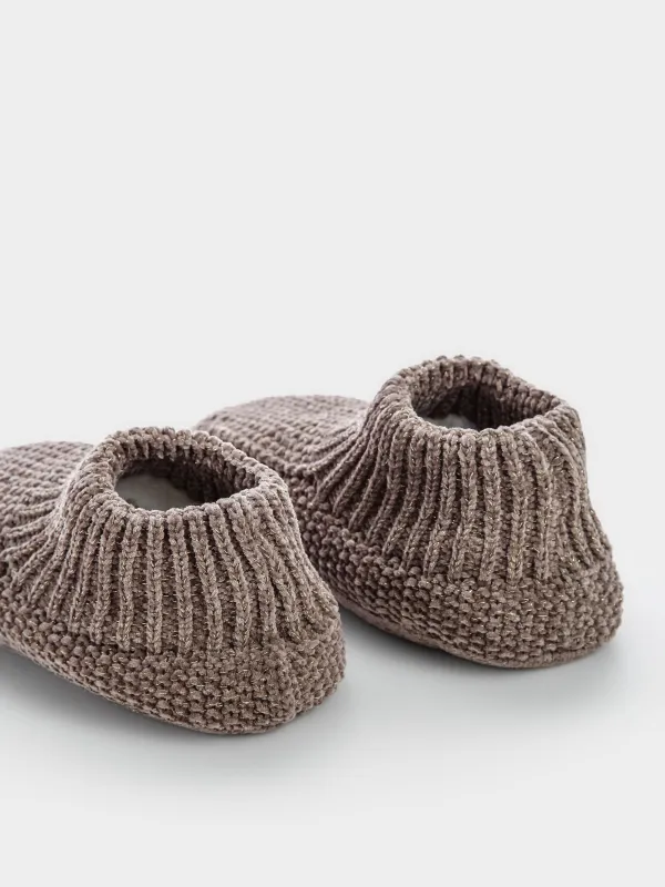 Носки утепленные вязаные, Knitted chenill, image-4