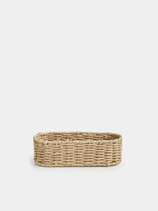 Корзина для столовых приборов, 25х10 см, плетеная, Braided, image-0
