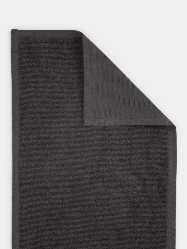 Полотенце кухонное, 30х60 см, 2 шт, хлопок, темно-серое/светло-серое, Mong, image-5