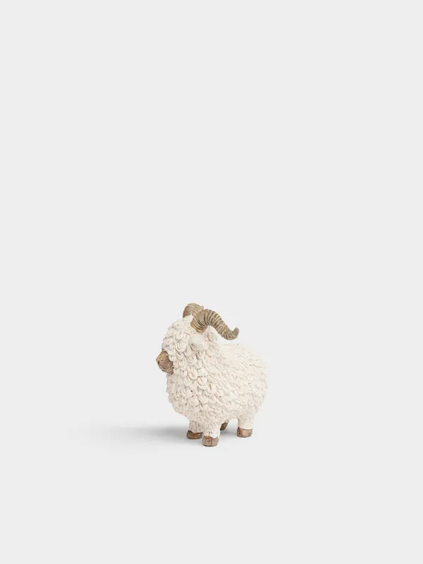 Статуэтка, 8 см, Баран, Sheep beige, image-0