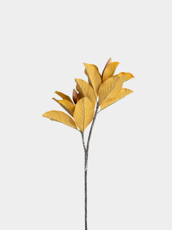 Ветка декоративная, 98 см, Листья магнолии, Broadleaf decor, image-3