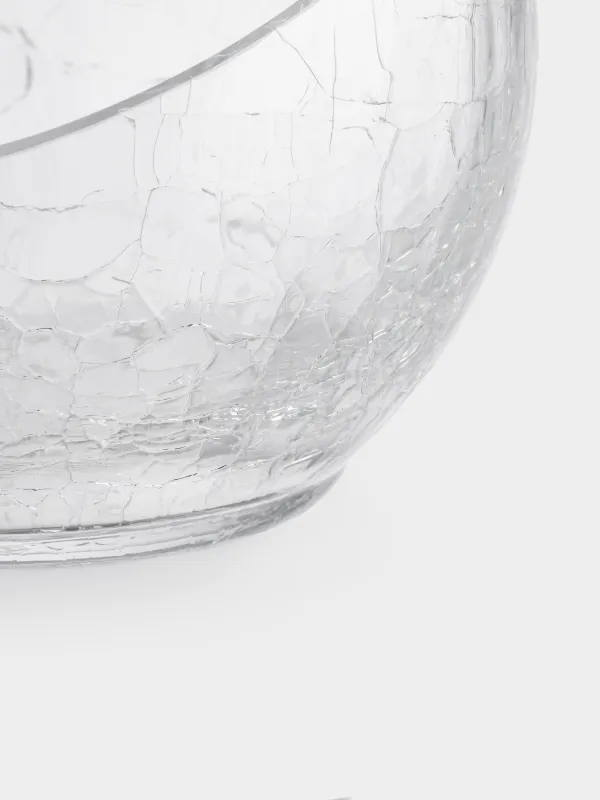 Конфетница, 15x13 см, стекло, Кракелюр, Ice, image-4