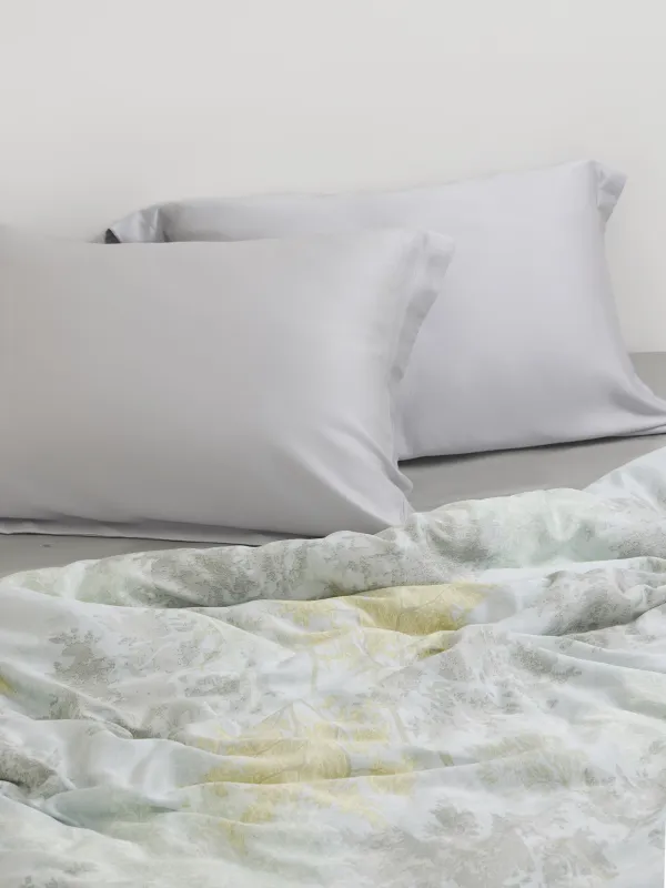 Наволочка, 50х70 см, 2 шт, тенсель 300 ТС, серая, Tencel, image-3