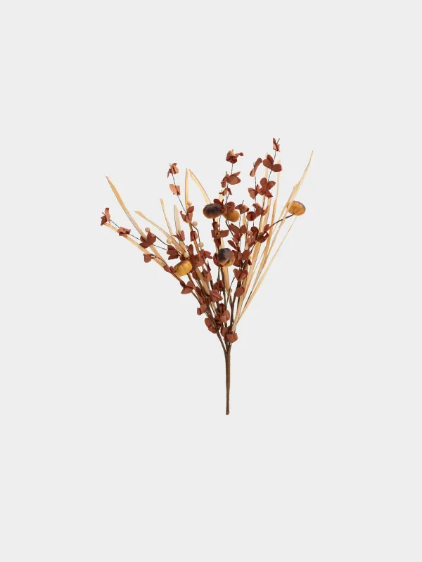 Ветка декоративная, 50 см, Осенние листья и тыквы, Meadow decor, image-0