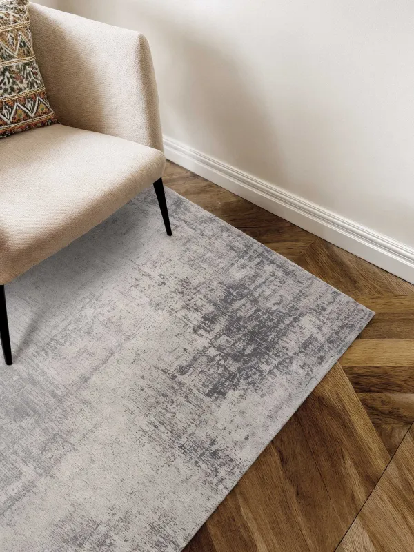Ковер, 150х210 см, бежево-серый, хлопок/полиэстер, Traces, image-6