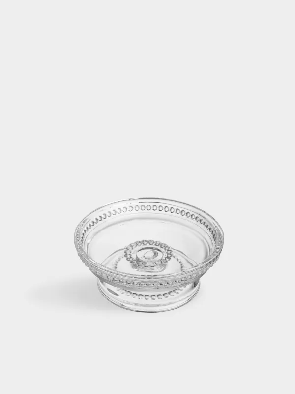 Блюдо на ножке, 12х19 см, с крышкой, стекло, Ушки кролика, Lapin, image-2