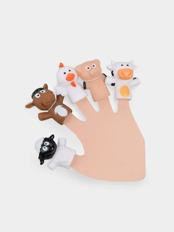 Набор игровой, 5 предметов, Пальчиковый театр, Kiddy, image-0