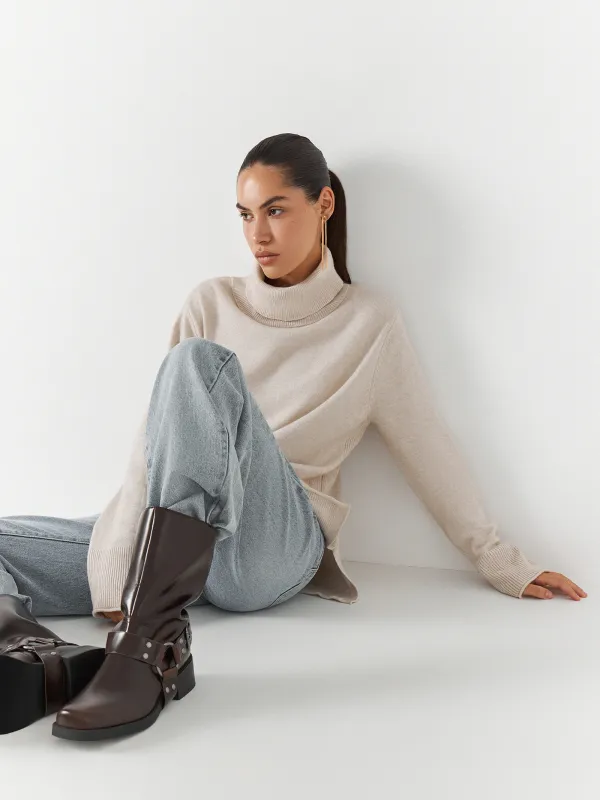 Серьги-пусеты, 10 см, 2 шт, металл, золотистые, Узел, Jewelry knot, image-4