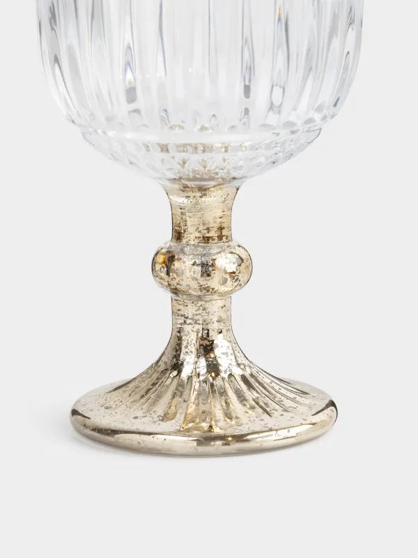 Бокал-кубок для вина, Золотистая ножка, Patina, image-2