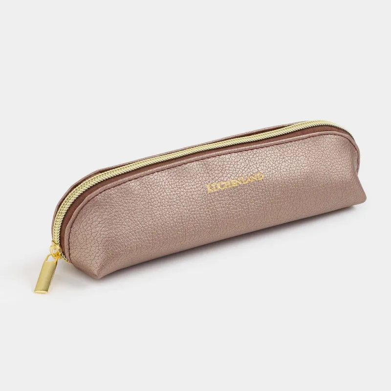 Пенал, 18х5 см, полиуретан, пудровый, Memo, image-2