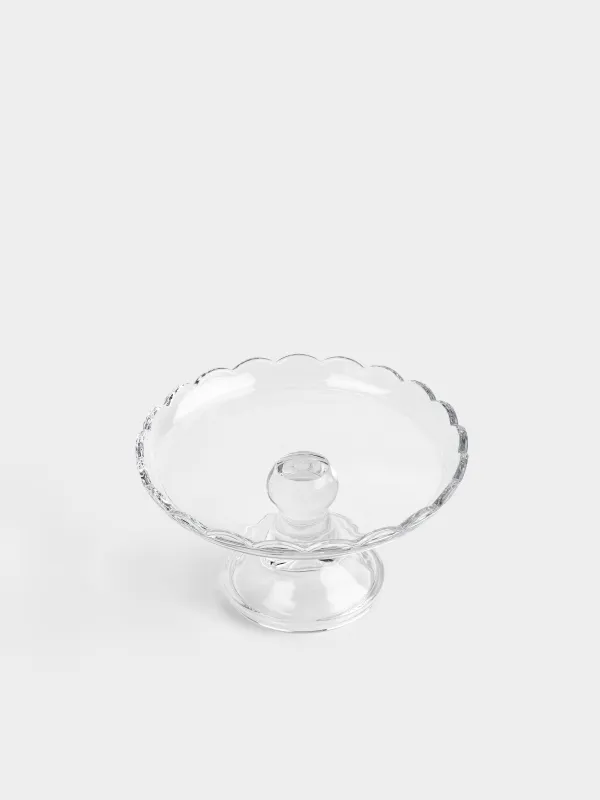Блюдо на ножке, 20х11 см, Clear, image-1