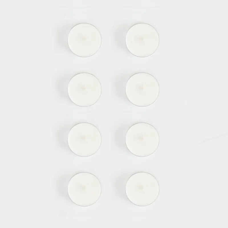 Свеча ароматическая, 6 см, 8 шт, чайная, Cinnamon, Luxury white