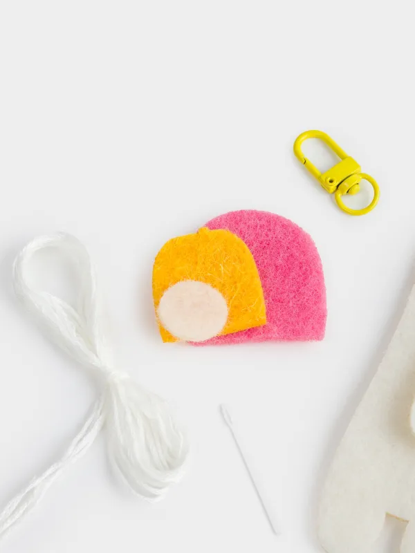 Набор для творчества, 13х15 см, рукоделие, фетр, подвеска, Лама, Creativity, image-4