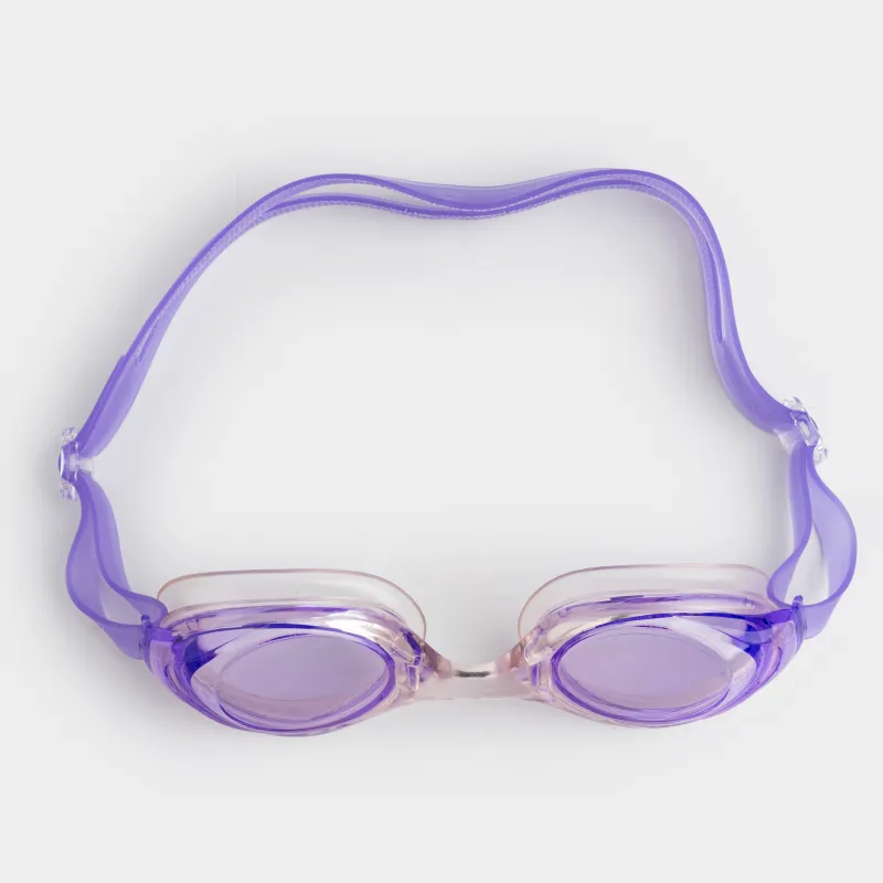 Очки для плавания, в футляре, пластик/резина, фиолетовые, Swim, image-1