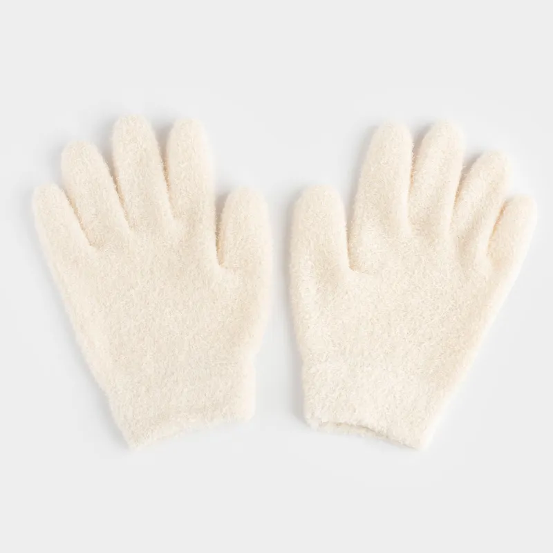 СПА-перчатки гелевые, 20 см, многоразовые, полиэстер, молочные, Spa, image-1