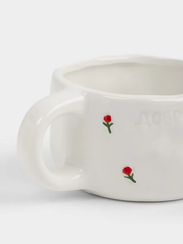 Кружка, 480 мл, Доброе утро, Crumple flower, image-2