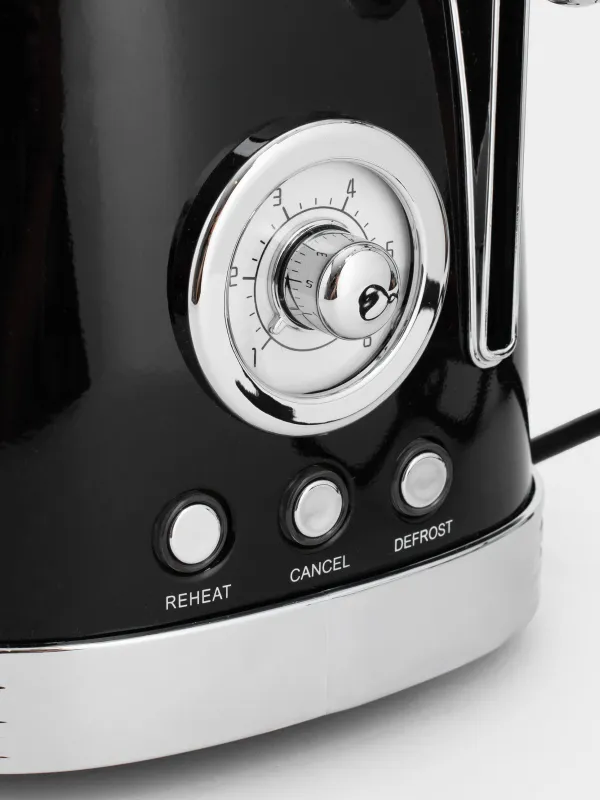 Тостер электрический, 685-815 Вт, 6 режимов, металл/пластик, черный, Vintage kitchen, image-2