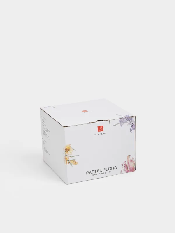 Пиала, 14x8 см, 2 шт, Пастельные цветы, Pastel flora, image-5