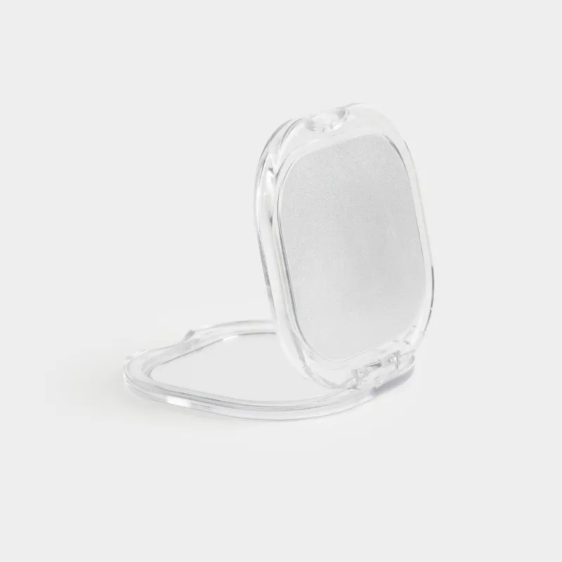 Зеркало карманное, 7х7 см, двустороннее, пластик, Messa, image-0