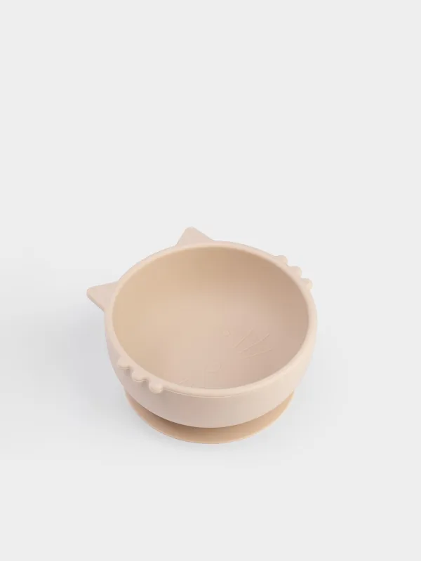 Тарелка суповая, 10х10 см, на присоске, Котик, Kiddy, image-1