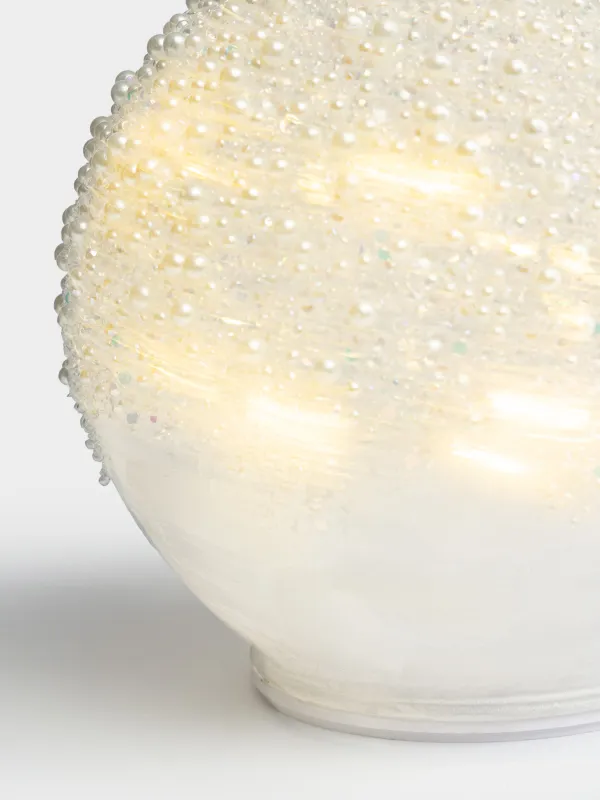 Статуэтка с подсветкой, 15 см, вращающаяся, Шар, Bubbles ball, image-2