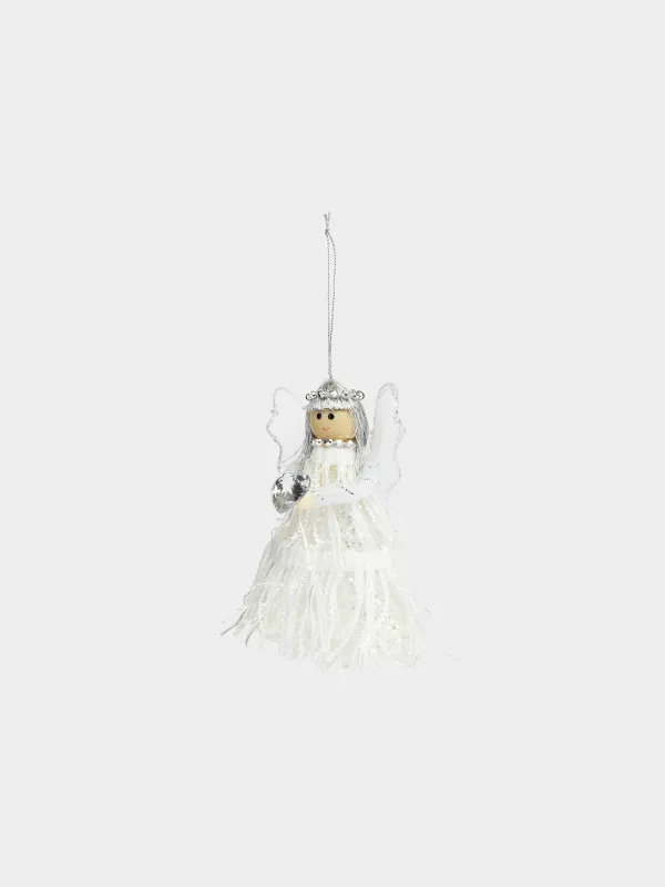 Игрушка елочная, 11 см, Девочка в платье, Sweet girl, image-0