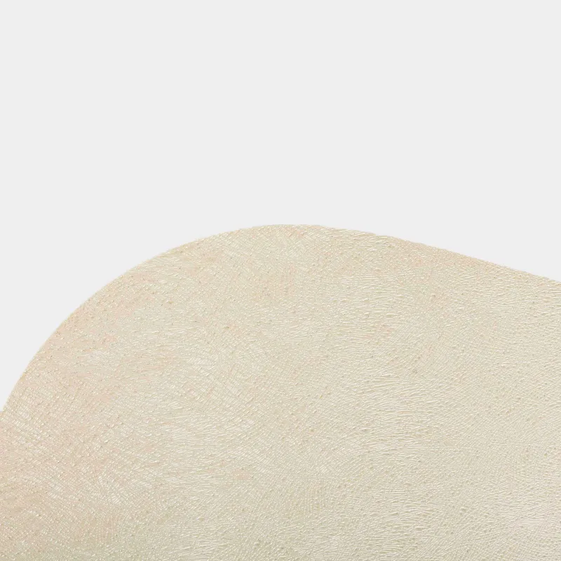 Салфетка под приборы, 37x45 см, двусторонняя, ПВХ, фигурная, серебристая/золотистая, Rock, image-3