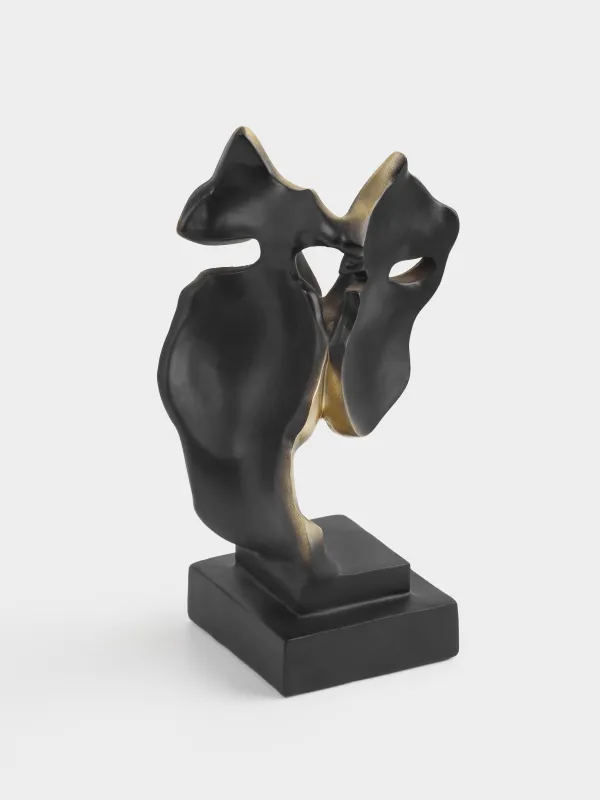 Статуэтка, 27 см, полирезин, золотисто-черная, Поцелуй, Baise, image-3