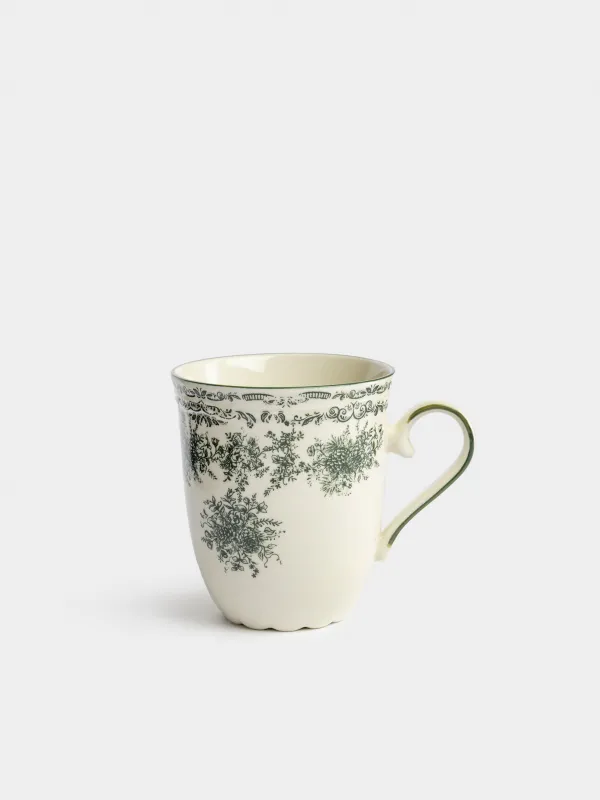 Кружка, 430 мл, Зеленые шишки, Conifer lace, image-0
