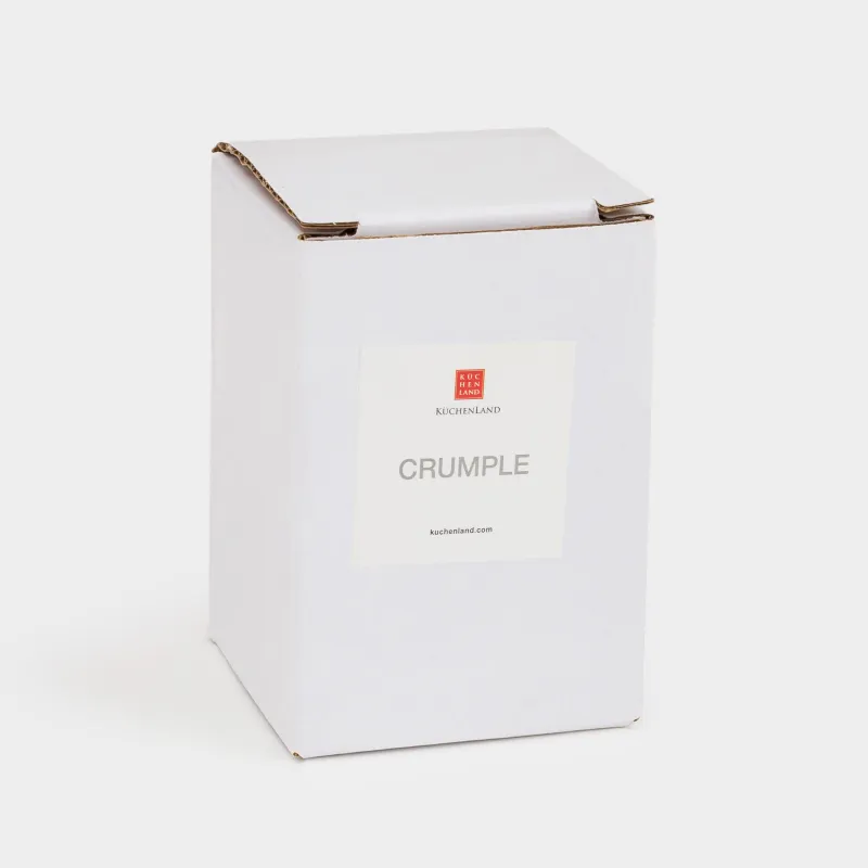 Подставка для косметических кистей, 11 см, керамика, молочно-золотистая, Мятый эффект, Crumple, image-5