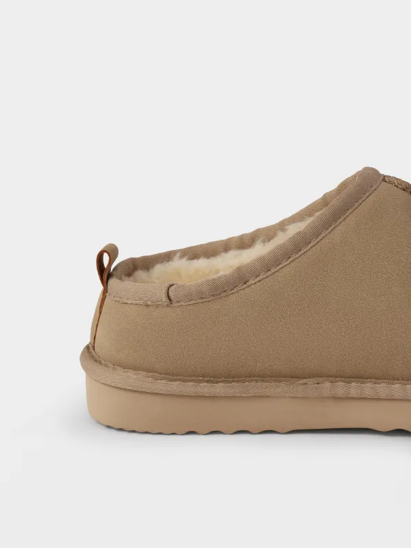 Угги короткие из экозамши, Suede, image-4
