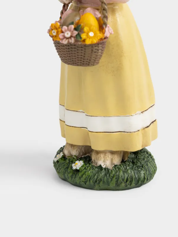 Статуэтка, 15 см, Мисс кролик с цветами, Silver age, image-3