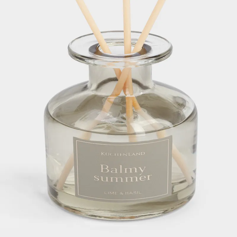 Ароматический диффузор, 120 мл, с сухоцветами, Lime&Basil, Balmy summer, image-2